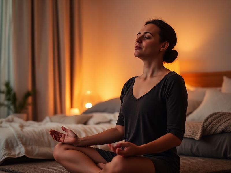 Медитація та дихальні вправи перед сном